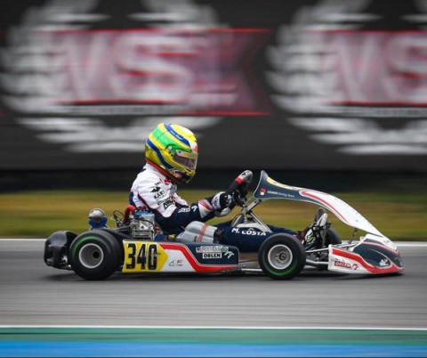 Miguel Costa encerra temporada como revelação brasileira no Mundial de Kart